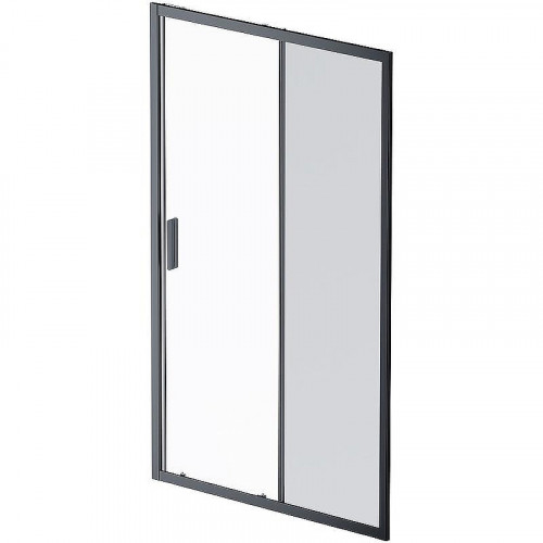 Душевая дверь AM.PM Gem 120 W90G-120-1-195BG профиль Черный матовый стекло тонированное-прозрачное