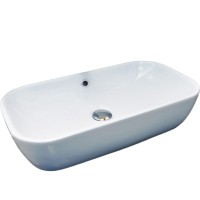 Раковина-чаша CeramaLux 61 9217 Белая фаянс накладная