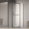 Душевой уголок RGW Passage PA-081B 120х120 35088122-24 профиль Черный стекло матовое-сатинат