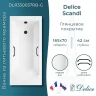 Ванна из искусственного камня Delice Scandi 165х70 DLR330037RB-G цвет Белый