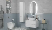 Тумба под раковину Velvex Luna 80 tp.LUN.80.2Y подвесная цвет Белый