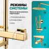 Душевая система Grocenberg GB7005GO с термостатом Золото