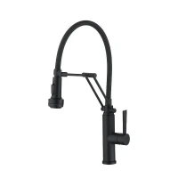 Смеситель для кухни Emar Steel ЕСВ 7012 цвет Black