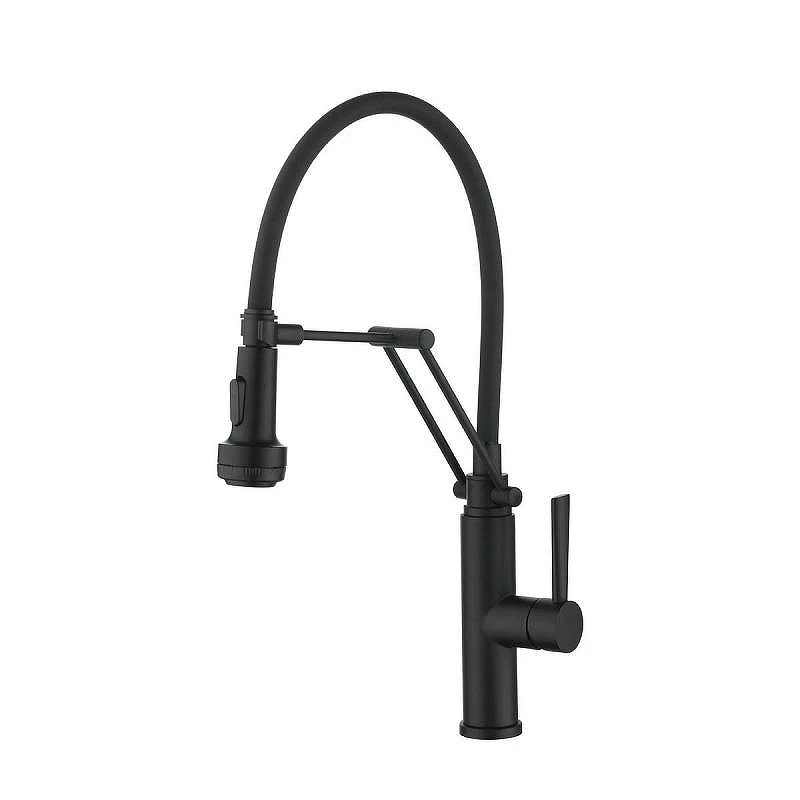 Смеситель для кухни Emar Steel ЕСВ 7012 цвет Black