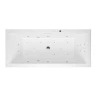 Акриловая ванна Excellent Heaven Slim 180x80 WAEX.HEV18S.ULTRA.CR цвет Белый с гидромассажем форсунки Хром