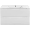 Тумба под раковину Vincea Mia Slim 90 VMC-2MC900S1GW подвесная G.White МДФ / ЛДСП