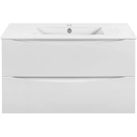 Тумба под раковину Vincea Mia Slim 90 VMC-2MC900S1GW подвесная G.White МДФ / ЛДСП