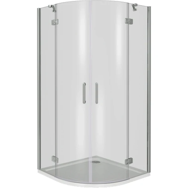Душевой уголок Good Door Saturn R-90-C-CH 90x90 профиль Хром стекло прозрачное