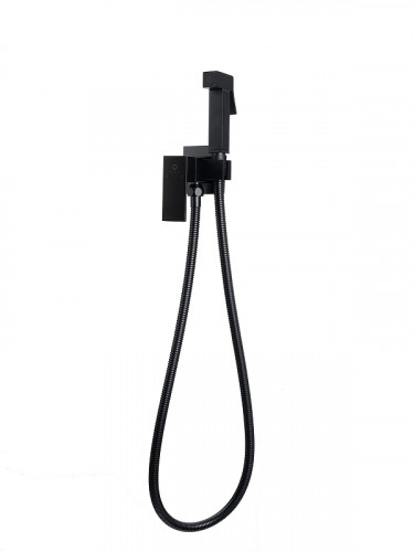 Гигиенический душ со смесителем FILARETE Fing FL101BL цвет Черный матовый