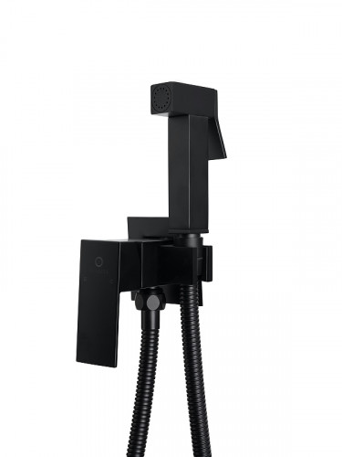 Гигиенический душ со смесителем FILARETE Fing FL101BL цвет Черный матовый