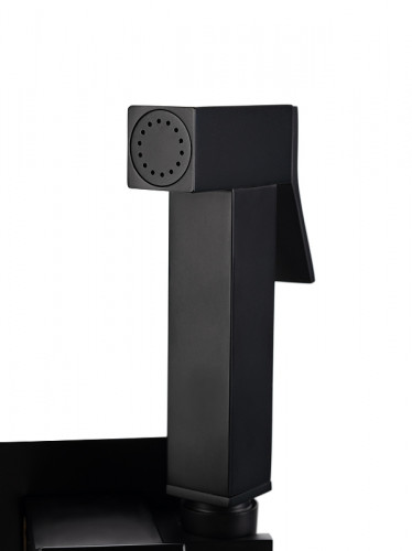 Гигиенический душ со смесителем FILARETE Fing FL101BL цвет Черный матовый