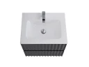 Тумба под раковину Art&Max Elegant 60 AM-ELEGANT-600-2C-SO-GM-LED подвесная цвет Серый матовый