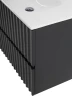 Тумба под раковину Art&Max Elegant 60 AM-ELEGANT-600-2C-SO-GM-LED подвесная цвет Серый матовый