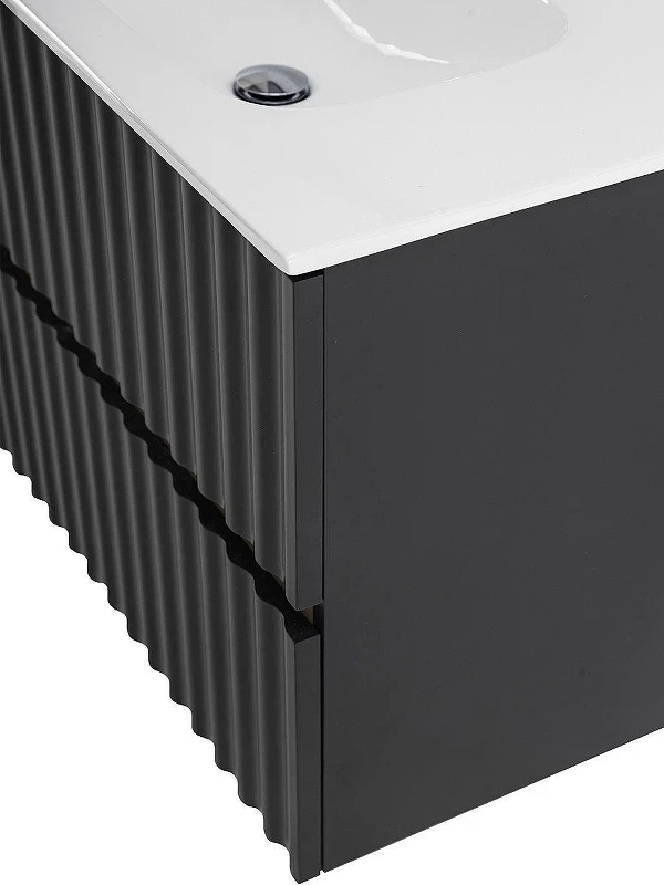 Тумба под раковину Art&Max Elegant 60 AM-ELEGANT-600-2C-SO-GM-LED подвесная цвет Серый матовый