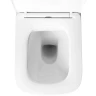 Комплект унитаза Aquatek Либра New AQ1148N-00 с инсталляцией Berges Novum L5 040215 с сиденьем Микролифт и Черной матовой клавишей смыва фарфор подвесной
