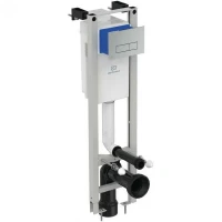 Инсталляция Ideal Standard Prosys Eco Frame M E2332AA для унитаза с клавишей смыва Хром нержавеющая сталь