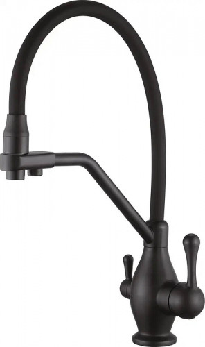 Смеситель для кухни Rose R858H цвет Черный
