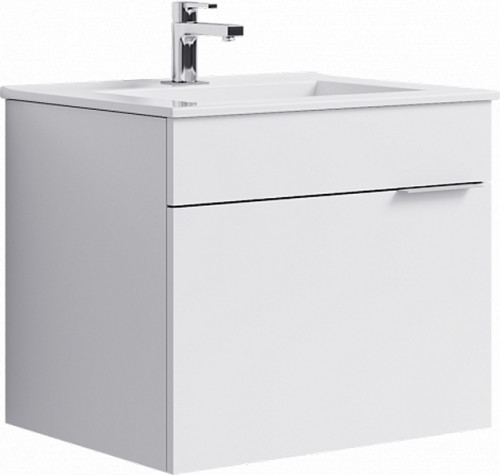 Тумба под раковину Aqwella Бриг 75 Br.01.07/1/W подвесная Белая МДФ / ЛДСП