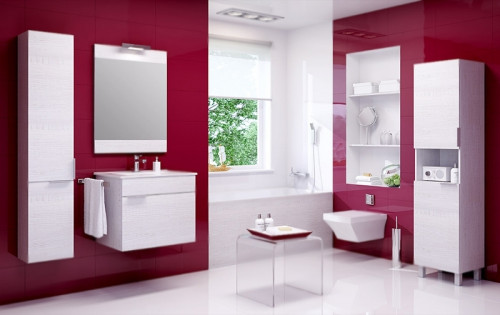 Тумба под раковину Aqwella Бриг 75 Br.01.07/1/W подвесная Белая МДФ / ЛДСП