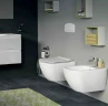 Комплект унитаза с инсталляцией Ideal Standard Tesi Aqua Blade TT00002/121A6 с сиденьем Микролифт и Черной матовой клавишей смыва фарфор подвесной