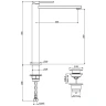 Смеситель для раковины Gattoni Color 8048/80C0 Хром