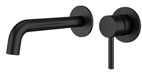 Смеситель для раковины Knotlor Eclipse SS-25/BL цвет Черный матовый