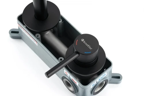 Смеситель для раковины Knotlor Eclipse SS-25/BL цвет Черный матовый