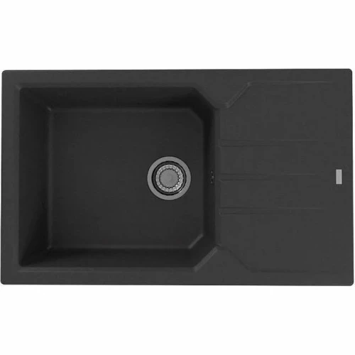 Кухонная мойка Alveus Granital Record 40 G91 Carbon 780x480x180 1144466 Угольная искусственный камень (литьевой мрамор) встраиваемый