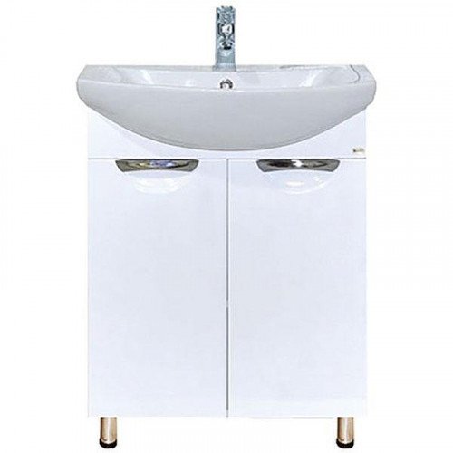 Тумба с раковиной Misty Лаванда 60 УТ000000085 Белая