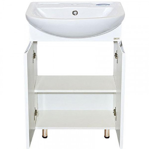 Тумба с раковиной Misty Лаванда 60 УТ000000085 Белая