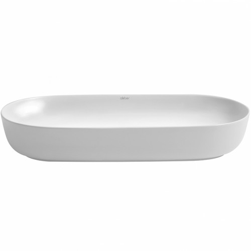 Раковина-чаша Abber Bequem 80 AC2110 Белая фаянс накладная