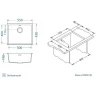 Кухонная мойка Alveus Granital Omni 30 Terra G22 550x450x198 1150053 Песчаная