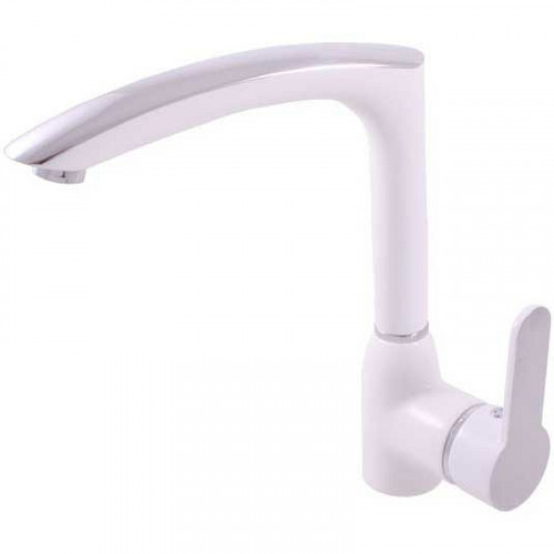 Смеситель для кухни Rav Slezak Zambezi ZA007.5/7CB Хром Белый латунь