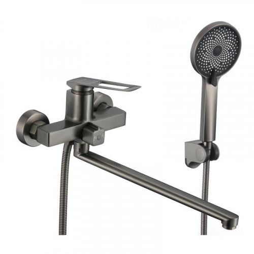 Смеситель для ванны Savol S-009024Q универсальный цвет Графит