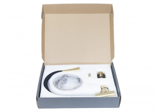 Смеситель для кухни Stella Polar Тулуза S3865-2 SP-00001982 цвет Золото матовое Черный