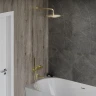 Душевая система AQUAme AQM8408BG цвет Шлифованное золото