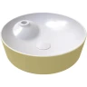 Раковина Bien Flame 43 FALG04301FD1G2000 Золото Белая фарфор накладная
