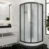 Душевая кабина Parly 80х80 BETT B831 профиль Черный стекло матовое