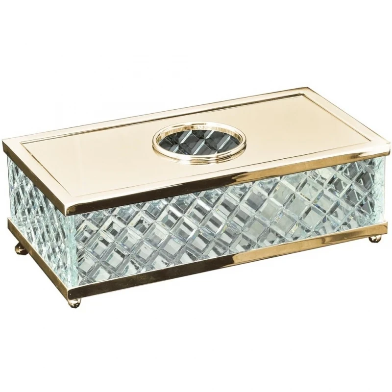 Салфетница Boheme Murano Cristal 10232 Золото