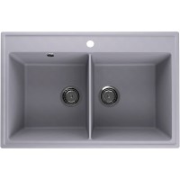 Кухонная мойка Ulgran Quartz Ruma 780-05 Бетон искусственный камень (литьевой мрамор) встраиваемый