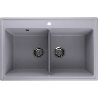 Кухонная мойка Ulgran Quartz Ruma 780-05 Бетон искусственный камень (литьевой мрамор) встраиваемый