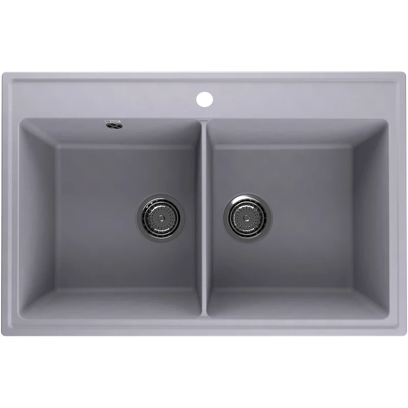 Кухонная мойка Ulgran Quartz Ruma 780-05 Бетон искусственный камень (литьевой мрамор) встраиваемый