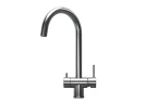 Смеситель для кухни Granula Kitchen Space 7104 цвет Сталь сатин