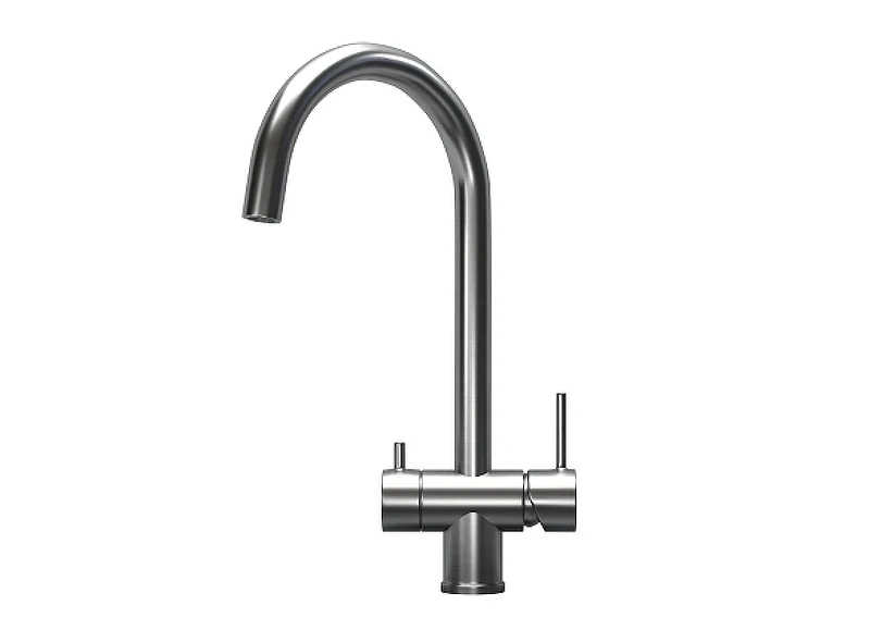 Смеситель для кухни Granula Kitchen Space 7104 цвет Сталь сатин