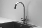 Смеситель для кухни Granula Kitchen Space 7104 цвет Сталь сатин