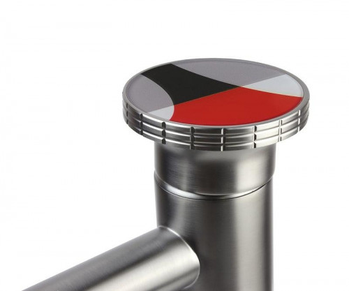 Смеситель для раковины Bronze de Luxe OMG! 9008GM-R цвет Графит матовый Красный