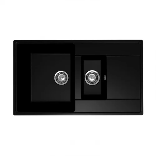 Кухонная мойка Ulgran Quartz Prima 860 1,5K-07 цвет Уголь