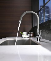 Смеситель для кухни Lemark Comfort LM3075C-White Хром Белый латунь