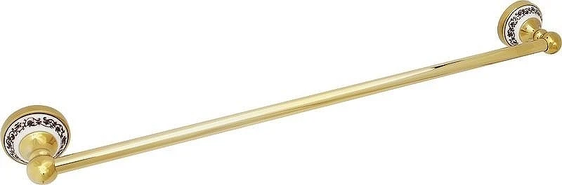 Держатель для полотенец Fixsen Bogema Gold FX-78501G Золото Белый