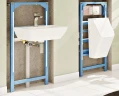 Инсталляция Vitra Frame 880-3800 для писсуара Синяя нержавеющая сталь
